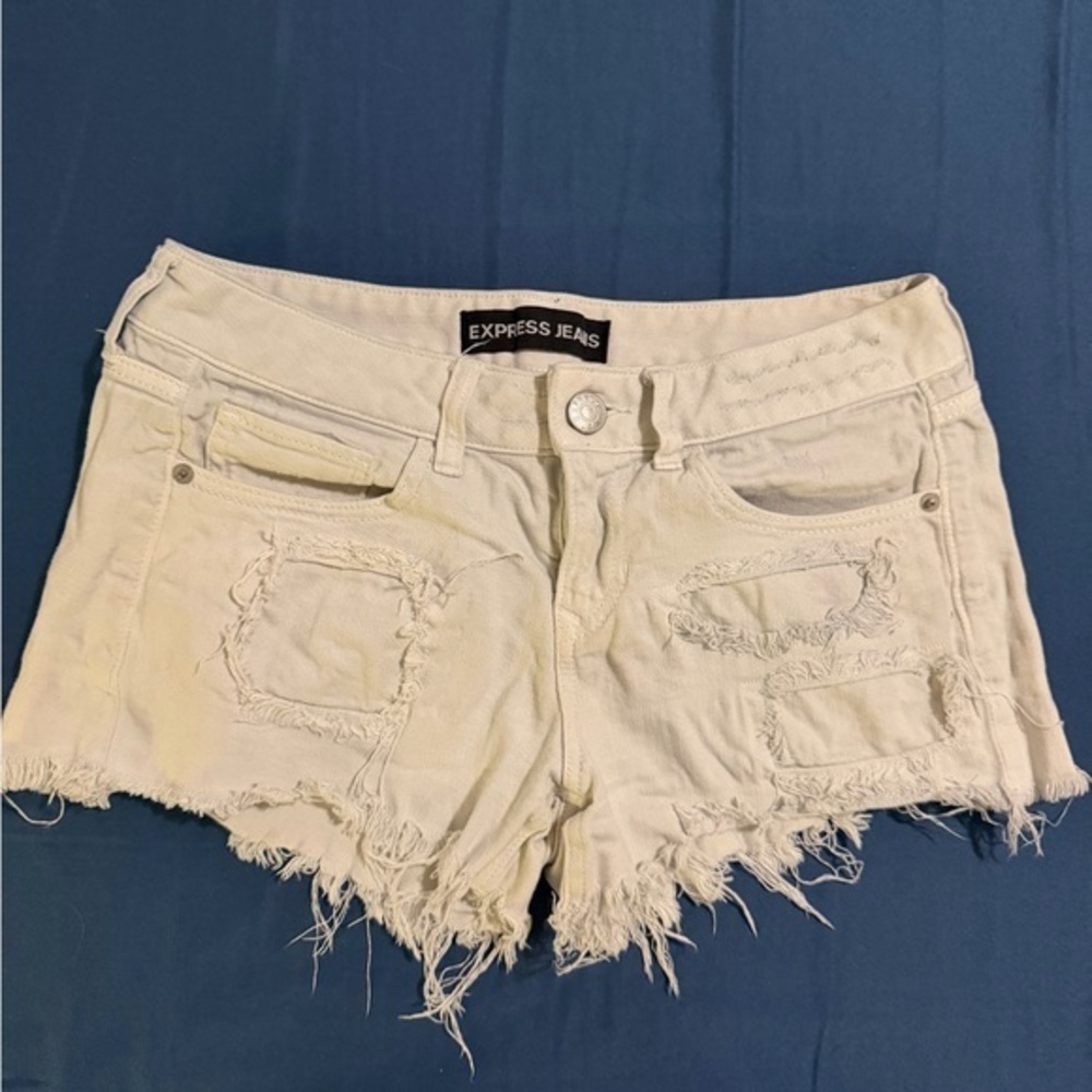 Women's Distressed Jean Shorts